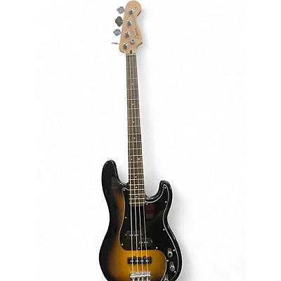 Used Squier Precision Bass 2 Color Sunburst Electric Bass Guitar