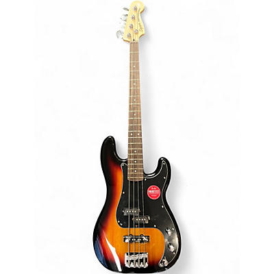 Used Squier Precision Bass 2 Color Sunburst Electric Bass Guitar
