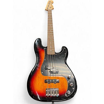 Used Squier Precision Bass 2 Tone Sunburst Electric Bass Guitar