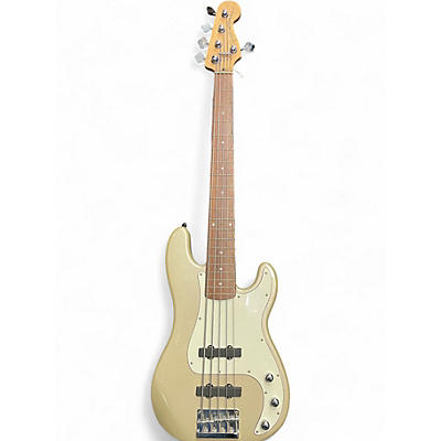Used Squier Precision Bass 20th Anniversary 5-String Shoreline Gold Electric Bass Guitar