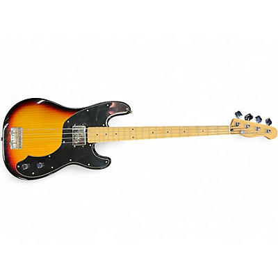 Used Squier Precision Bass 3 Color Sunburst Electric Bass Guitar