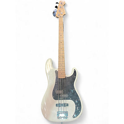 Used Squier Precision Bass Alpine White Electric Bass Guitar