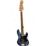 Used Squier Precision Bass BLUE Electric Bass Guitar BLUE