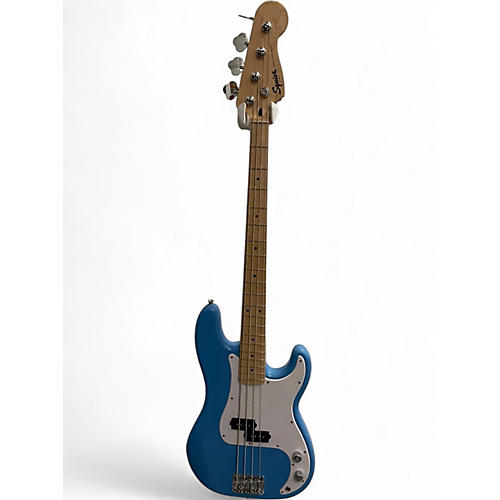 Used Squier Precision Bass Baltic Blue Electric Bass Guitar Baltic Blue