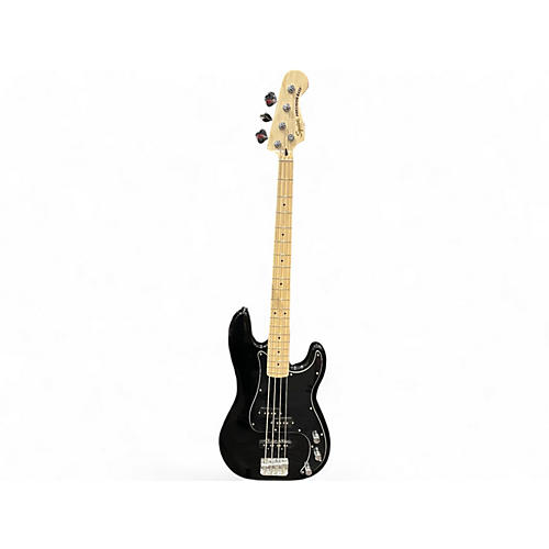 Used Squier Precision Bass Black Electric Bass Guitar Black