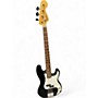Used Squier Precision Bass Black Electric Bass Guitar Black