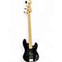 Used Squier Precision Bass Black Electric Bass Guitar Black