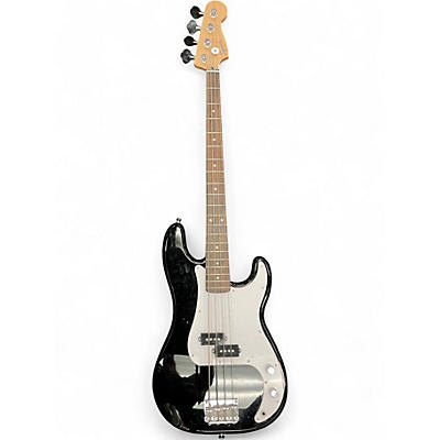 Used Squier Precision Bass Black Electric Bass Guitar