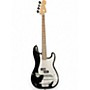 Used Squier Precision Bass Black Electric Bass Guitar Black