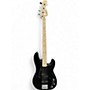 Used Squier Precision Bass Black Electric Bass Guitar Black