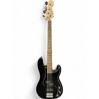 Used Squier Precision Bass Black Electric Bass Guitar