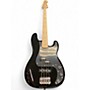 Used Squier Precision Bass Black Electric Bass Guitar Black