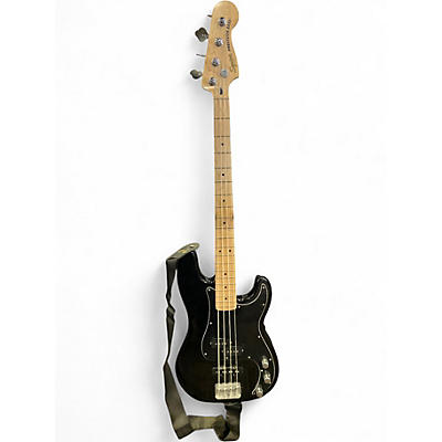 Used Squier Precision Bass Black Electric Bass Guitar