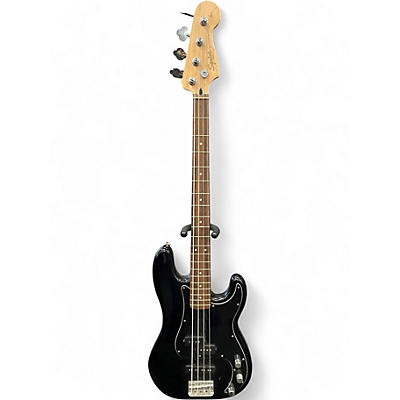 Used Squier Precision Bass Black Electric Bass Guitar