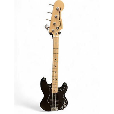 Used Squier Precision Bass Black Electric Bass Guitar