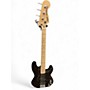 Used Squier Precision Bass Black Electric Bass Guitar Black
