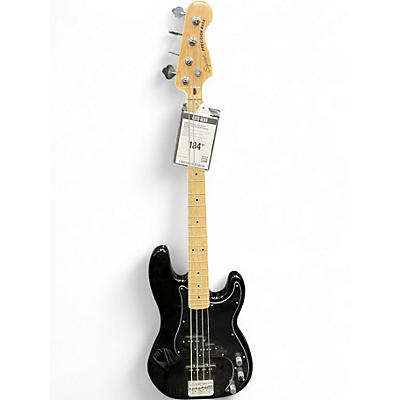 Used Squier Precision Bass Black Electric Bass Guitar