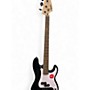 Used Squier Precision Bass Black and White Electric Bass Guitar Black and White