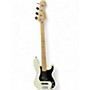 Used Squier Precision Bass Black and White Electric Bass Guitar Black and White