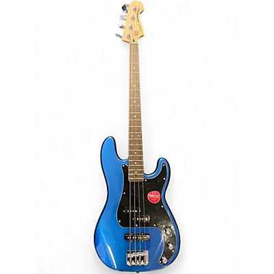 Used Squier Precision Bass Blue Electric Bass Guitar
