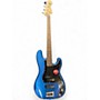 Used Squier Precision Bass Blue Electric Bass Guitar Blue