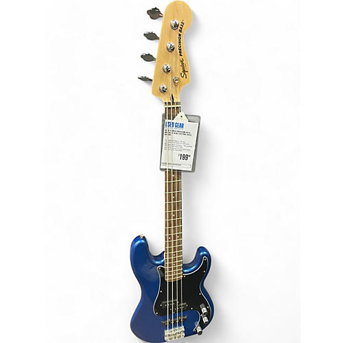 Squier Used Squier Precision Bass Metallic Blue Electric Bass Guitar Metallic Blue