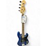 Used Squier Used Squier Precision Bass Metallic Blue Electric Bass Guitar Metallic Blue