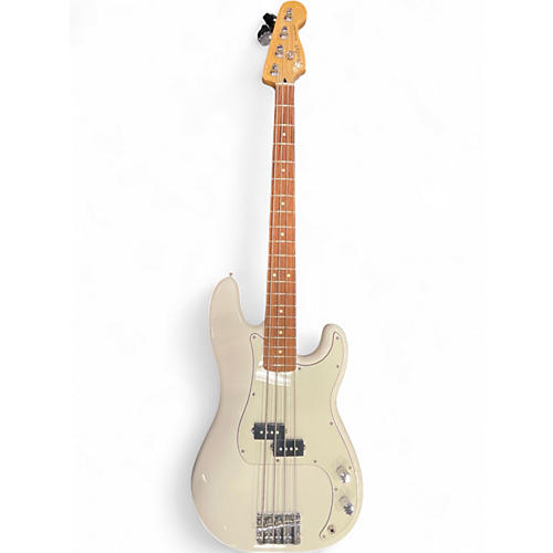 Used Squier Precision Bass Olympic White Electric Bass Guitar Olympic White
