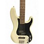 Used Squier Precision Bass Olympic White Electric Bass Guitar Olympic White