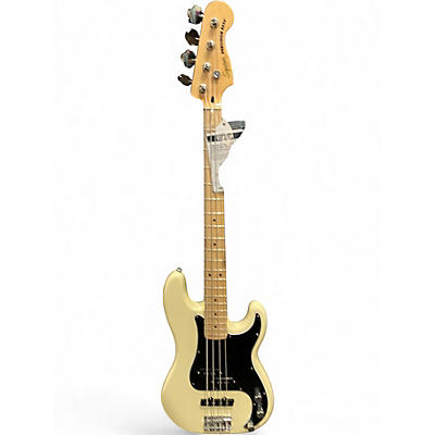 Used Squier Precision Bass Olympic White Electric Bass Guitar
