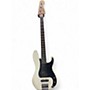 Used Squier Precision Bass Olympic White Electric Bass Guitar Olympic White