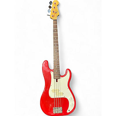 Squier Used Squier Precision Bass Red Electric Bass Guitar