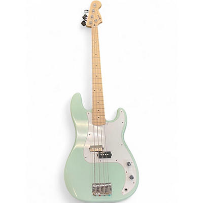 Used Squier Precision Bass Seafoam Green Electric Bass Guitar