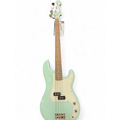 Used Squier Precision Bass Sonic Blue Electric Bass Guitar