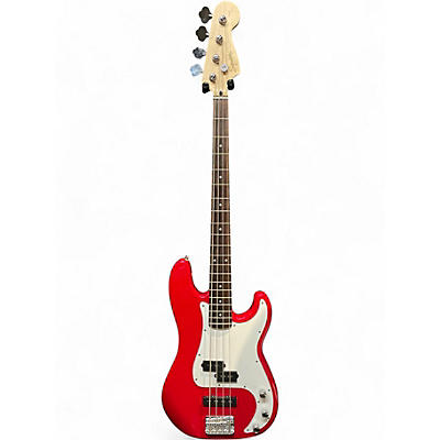 Used Squier Precision Bass Special Dakota Red Electric Bass Guitar