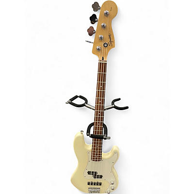 Used Squier Precision Bass Special White Electric Bass Guitar