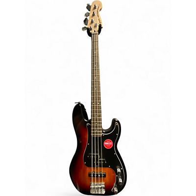 Used Squier Precision Bass Sunburst Electric Bass Guitar