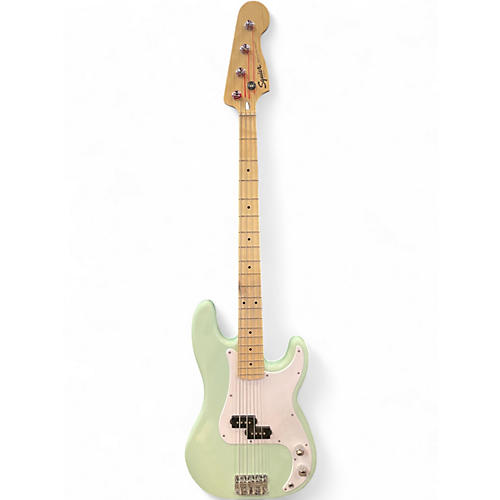Used Squier Precision Bass Surf Green Electric Bass Guitar Surf Green