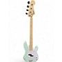 Used Squier Precision Bass Surf Green Electric Bass Guitar Surf Green