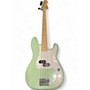 Used Squier Precision Bass Surf Green Electric Bass Guitar Surf Green