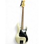 Used Squier Precision Bass White Electric Bass Guitar White