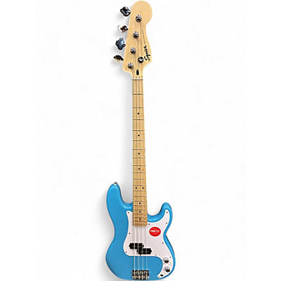 Used Squier Precision Bass california blue Electric Bass Guitar