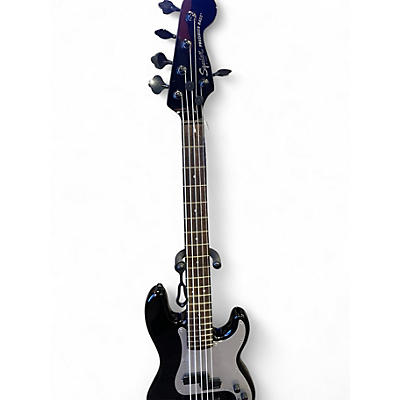 Used Squier Precision Bass comtemporary Black Electric Bass Guitar