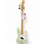Used Squier Precision Bass mint green Electric Bass Guitar mint green