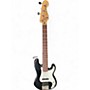 Used Squier Precision V Black Electric Bass Guitar Black
