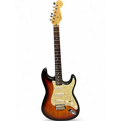 Used Squier Pro Tone Stratocaster 3 Color Sunburst Solid Body Electric Guitar
