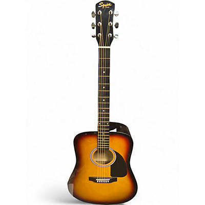 Used Squier SA-150 2 Color Sunburst Acoustic Guitar