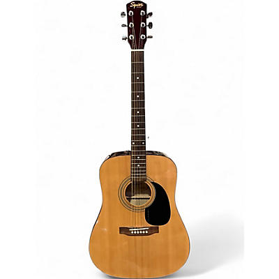 Used Squier SA100 Natural Acoustic Guitar