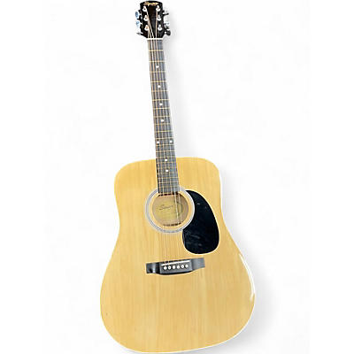 Used Squier SA105 Vintage Natural Acoustic Guitar