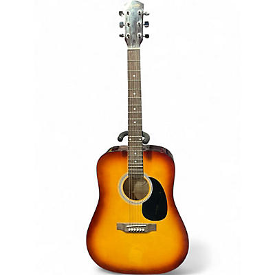 Used Squier SA150 2 Tone Sunburst Acoustic Guitar